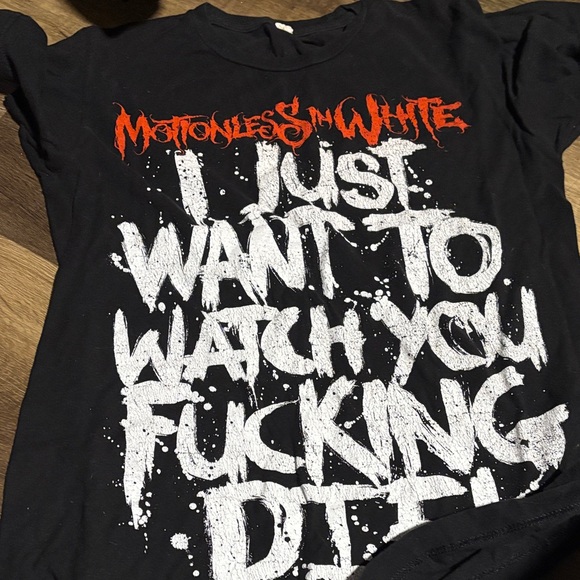 Motionless In White Black Graphic Tee - Picture 1 of 1